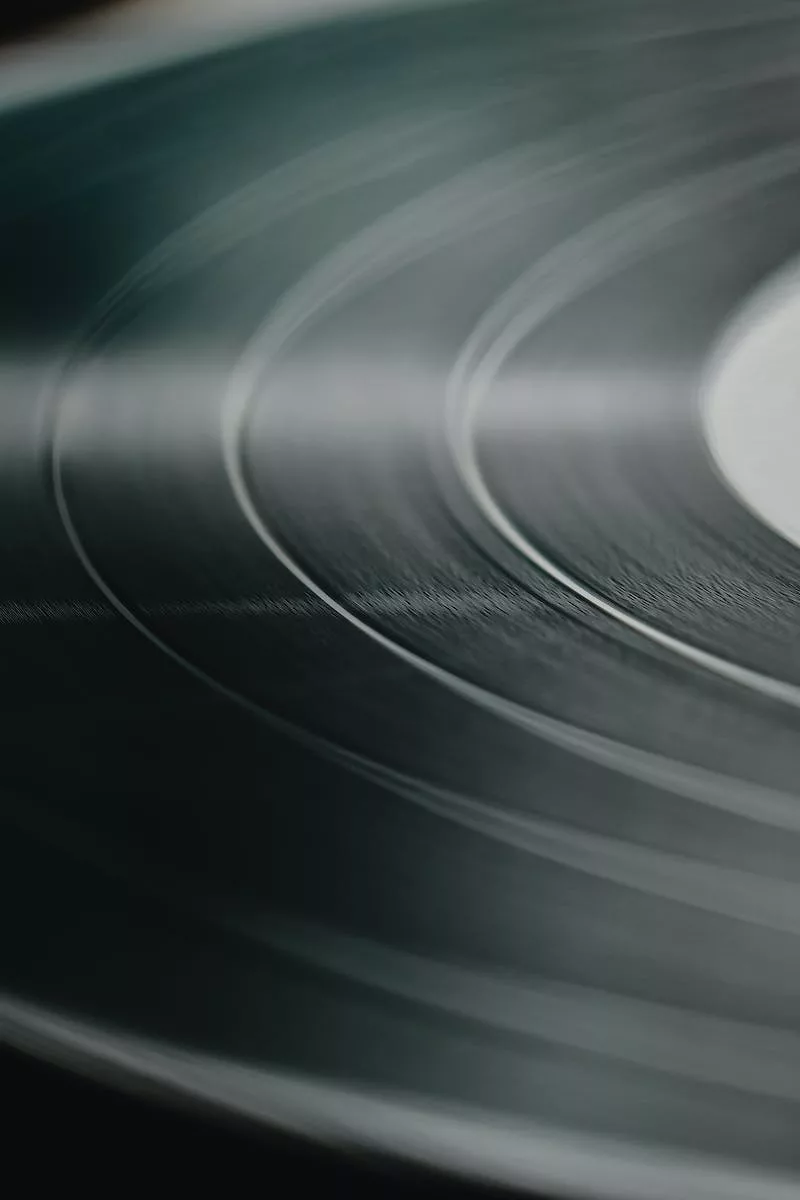 A Spinning Vinyl Record